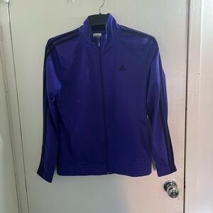 Adidas purple Jacket with Black Logo